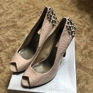 Vera Wang Heels with spikes and jewels